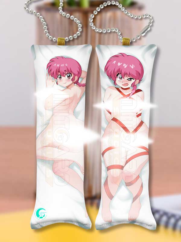 Ranma Saotome Female V2 Mini Dakimakura Keychain